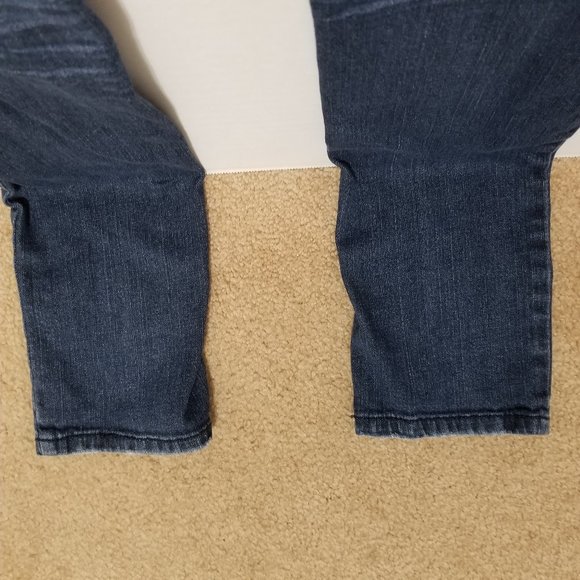 Mossimo jeans 3 Skinny denim whiskered 2010 stretch low rise waist - Picture 14 of 16